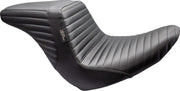 Le Pera Kickflip Up Front Seat Black 2-Up Seat Up-Front Vinyl #LYRU-590PT