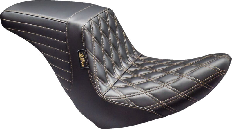 Le Pera Kickflip Up Front Seat Black Brown 2-Up Seat Up-Front Vinyl