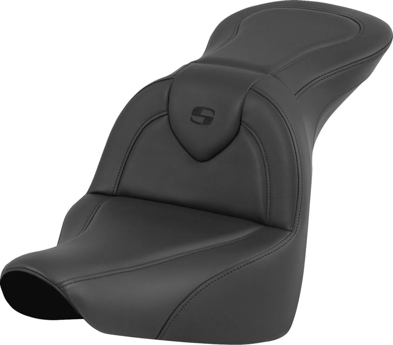 Saddlemen Roadsofa™ Seat - Saddlehyde™, Each, 2-Up Seat - Black for Harley-Davidson Softail 2018-2026