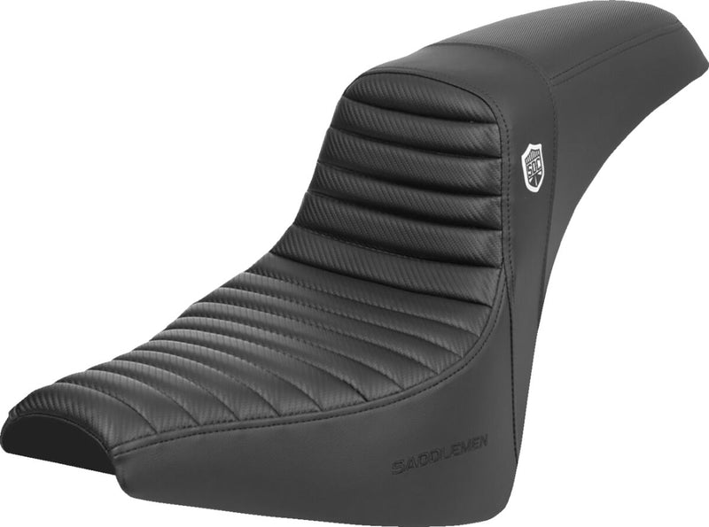 Saddlemen Pro Series SDC Performance Grip Seat - Each, Saddlehyde™, 2-Up Seat - Black for Harley-Davidson Softail 2018-2026