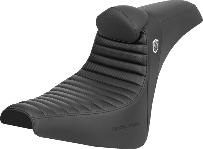Saddlemen Pro Series SDC Performance Grip Seat - Saddlehyde™, Each, 2-Up Seat - Black for Harley-Davidson Softail 2018-2026