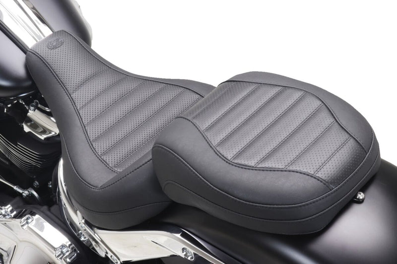 Mustang Passenger Touring Seat for 2023-2026 Harley-Davidson FXBR 1923 ABS Black Vinyl Each