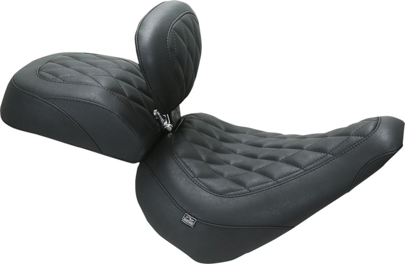Mustang Wide Tripper™ Solo Seat for 2023-2026 Harley-Davidson FXBR 1923 ABS Black Vinyl Each