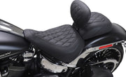 Mustang Wide Tripper™ Passenger Seat for 2023-2026 Harley-Davidson FXBR 1923 ABS Black Vinyl Each