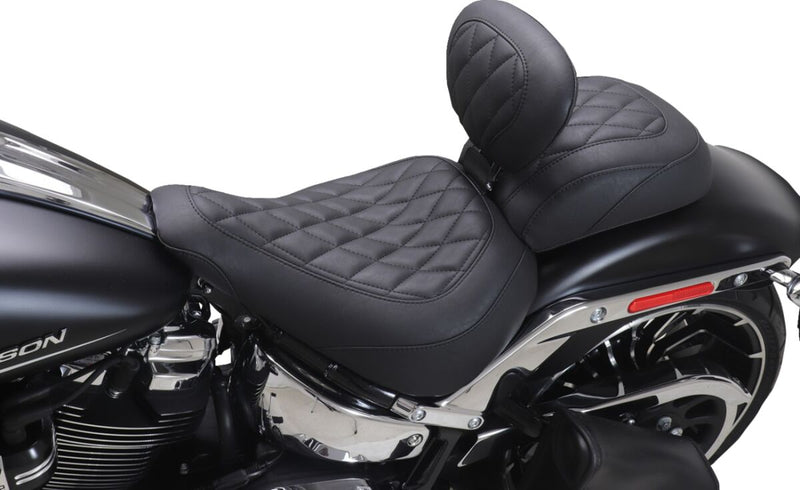 Mustang Wide Tripper™ Passenger Seat for 2023-2026 Harley-Davidson FXBR 1923 ABS Black Vinyl #85213