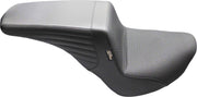 Le Pera Kickflip Upfront Seat for 2018-2025 Harley-Davidson Black 2-Up Seat Up-Front BikerTec Vinyl #LYU-590BW