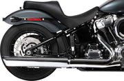 Drag Specialties Seats Freedom Touring Seat for 2018-2025 Harley-Davidson Black 2-Up Seat Leather Vinyl Each