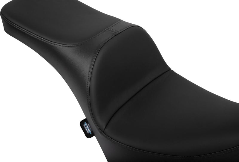 Drag Specialties Seats Freedom Touring Seat for 2018-2025 Harley-Davidson Black 2-Up Seat Leather Vinyl Each