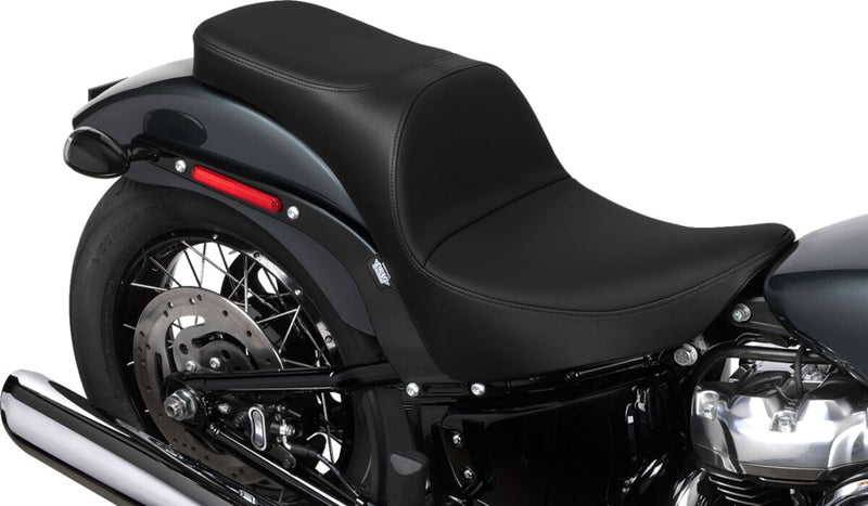 Drag Specialties Seats Freedom Touring Seat for 2018-2025 Harley-Davidson Black 2-Up Seat Leather Vinyl #4719E