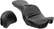 Saddlemen Explorer Seat w/Driver Backrest for 2006-2017 Harley-Davidson Dyna Motorcycles Black