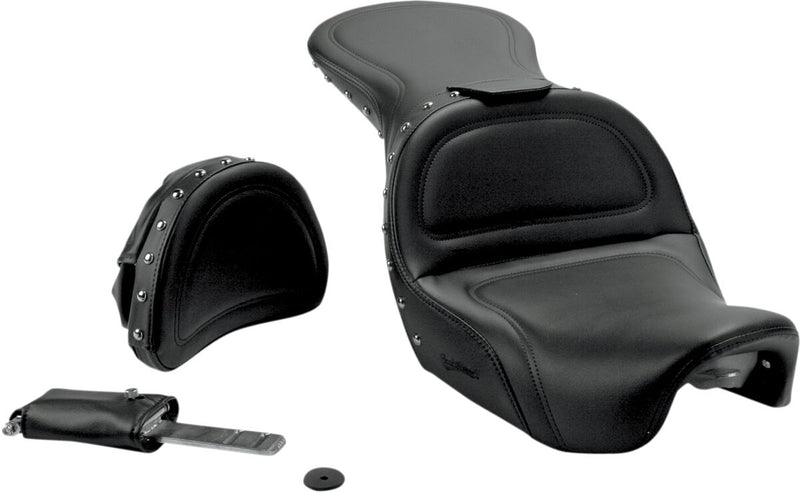 Saddlemen Explorer Special Seat w/Backrest for 2006-2017 Harley-Davidson Dyna Motorcycles #806-04-040