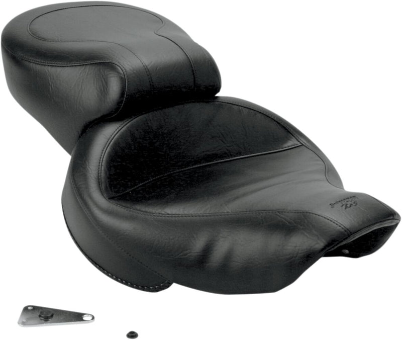 Mustang Seats Wide Vintage Style Seat for 2004-2005 Harley-Davidson Dyna