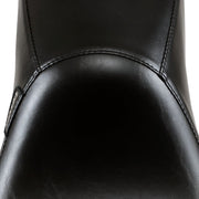 Le Pera Silhouette 2-Up Seat Black Vinyl Each