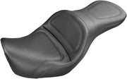 Saddlemen Explorer Seat w/o Driver Backrest for 2006-2017 Harley-Davidson Dyna Motorcycles Black