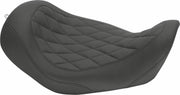 Mustang Wide Tripper™ Solo Seat Black Synthetic Leather #76704