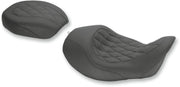 Mustang Wide Tripper™ Seat Black Solo Synthetic Leather Each