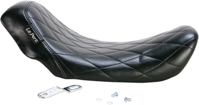 Le Pera Bare Bones Solo Seat Black Vinyl #LK-001DM