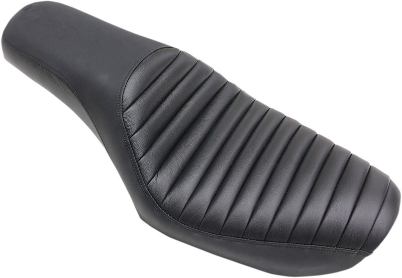 Saddlemen Tuck and Roll Profiler Seat for 2004-2005 Harley-Davidson Dyna Low Rider and 2004-2005 Harley-Davidson Dyna Super Glide Motorcycles Black #804-04-148