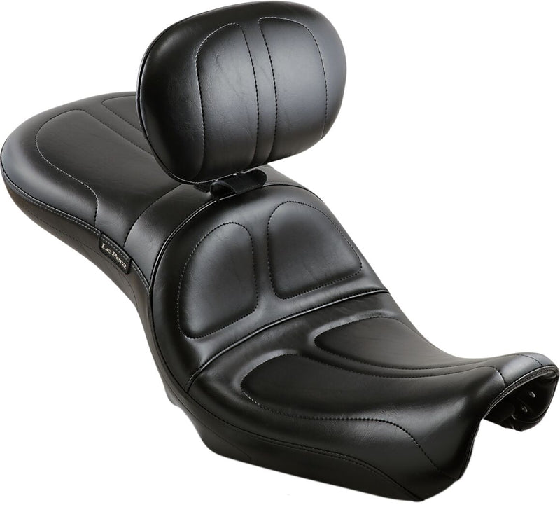 Le Pera Maverick Seat Black One-Piece Vinyl #LK-970BR