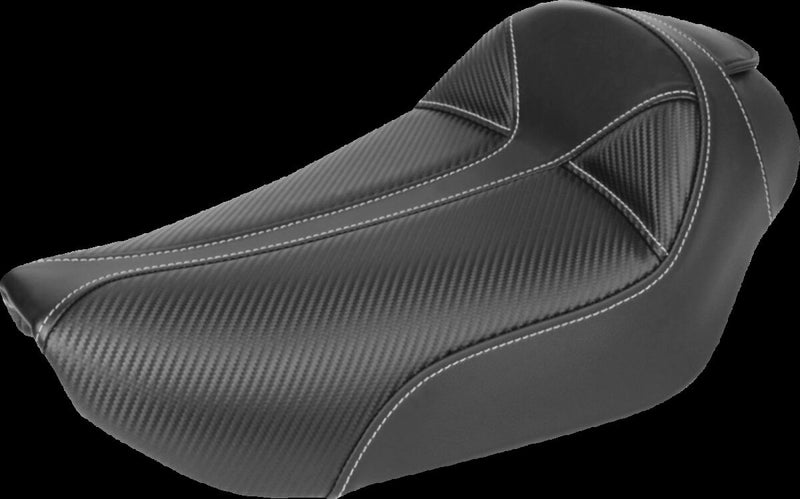 Saddlemen Dominator Solo Seat for 1996-2003 Harley-Davidson Dyna Motorcycles Black