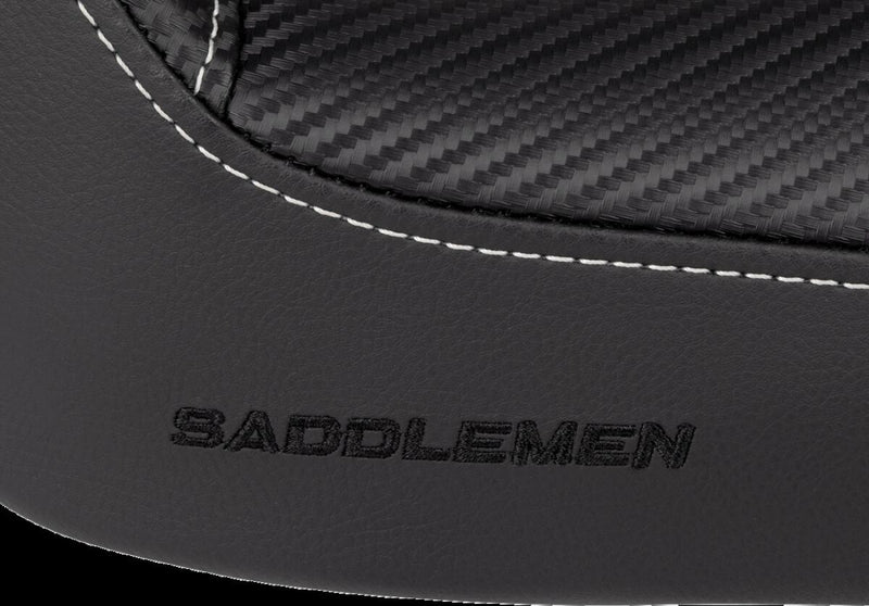 Saddlemen Dominator Solo Seat for 1996-2003 Harley-Davidson Dyna Motorcycles Black #896-04-0042