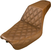 Saddlemen Front Lattice-Stitch Step-Up Seat for 2004-2005 Harley-Davidson Dyna Low Rider and 2004-2005 Harley-Davidson Dyna Super Glide Motorcycles