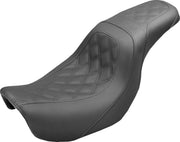 Saddlemen Lutzka Signature Series Seat for 2006-2017 Harley-Davidson Dyna Motorcycles Black