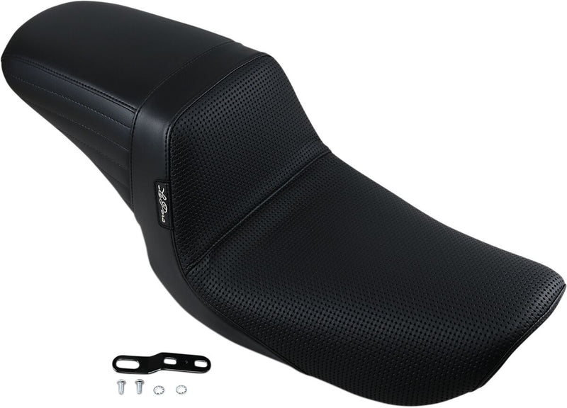 Le Pera Kickflip Seat Black 2-Up Seat BikerTec Vinyl Each