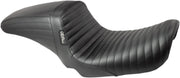 Le Pera Kickflip Seat Black 2-Up Seat BikerTec Vinyl #LF-591PT