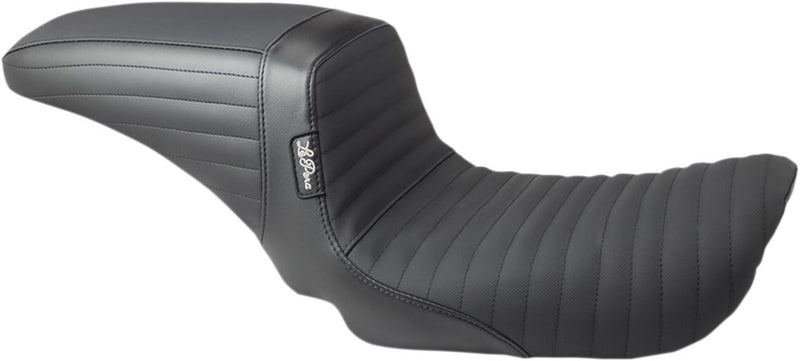 Le Pera Kickflip Seat Black 2-Up Seat BikerTec Vinyl #LF-591PTGP