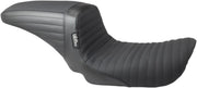 Le Pera Kickflip Seat Black 2-Up Seat BikerTec Vinyl