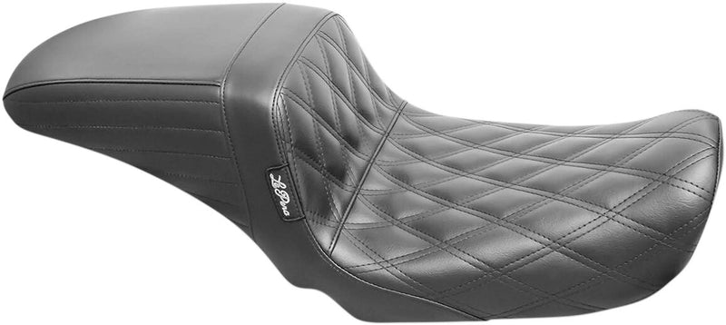Le Pera Kickflip Seat Black 2-Up Seat BikerTec Vinyl