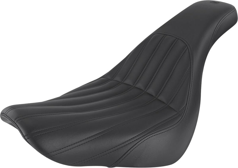 Saddlemen Black Knuckle Profiler Seat for 2018-2026 Harley-Davidson Softail Motorcycles