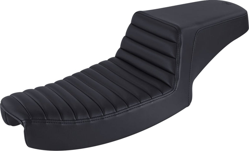 Saddlemen Black Tuck N Roll Step Up Seat for 1991-1995 Harley-Davidson Dyna Motorcycles
