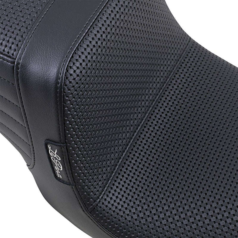 Le Pera Tailwhip Seat Black 2-Up Seat BikerTec Each