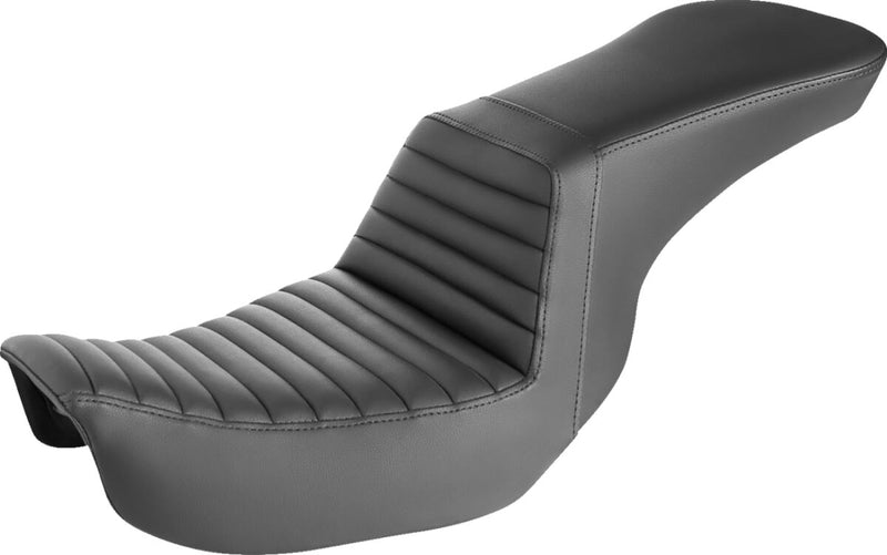 Saddlemen Step-up Seat - Saddlehyde™, Each, 2-Up Seat - Black for Harley-Davidson Dyna 2006-2017