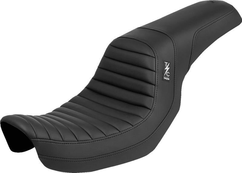 Saddlemen Thrashin' Pro Series Seat for 2006-2017 Harley-Davidson Black Saddlehyde™ #TS80604T