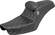 Saddlemen Gripper Step-Up Seats for 1996-2003 Harley-Davidson FXD Black 2-Up Seat #SC89604DB0