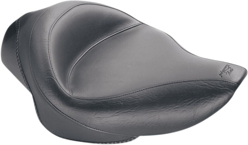 Mustang Wide Vintage Solo Seat Black Vinyl #76150