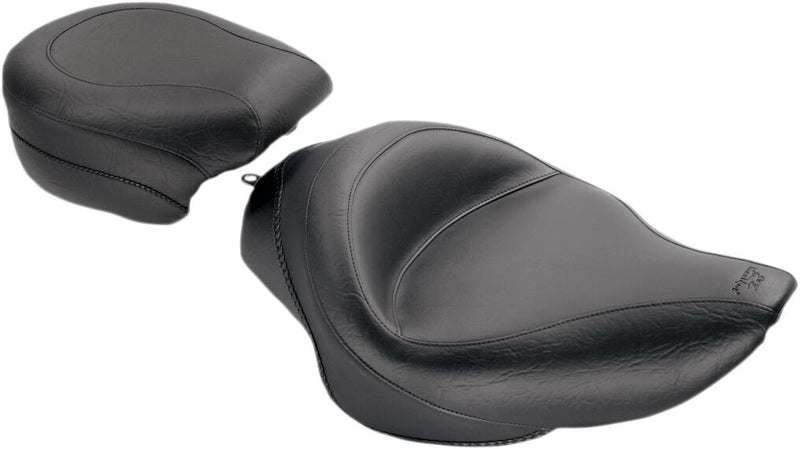 Mustang Wide Vintage Solo Seat Black Vinyl Each