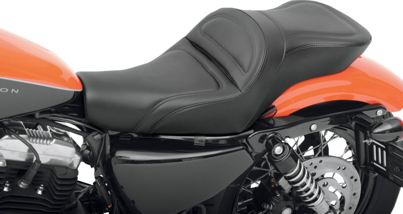 Saddlemen Explorer Seat w/o Driver Backrest for 2004-2022 Harley-Davidson Sportster Motorcycles Black