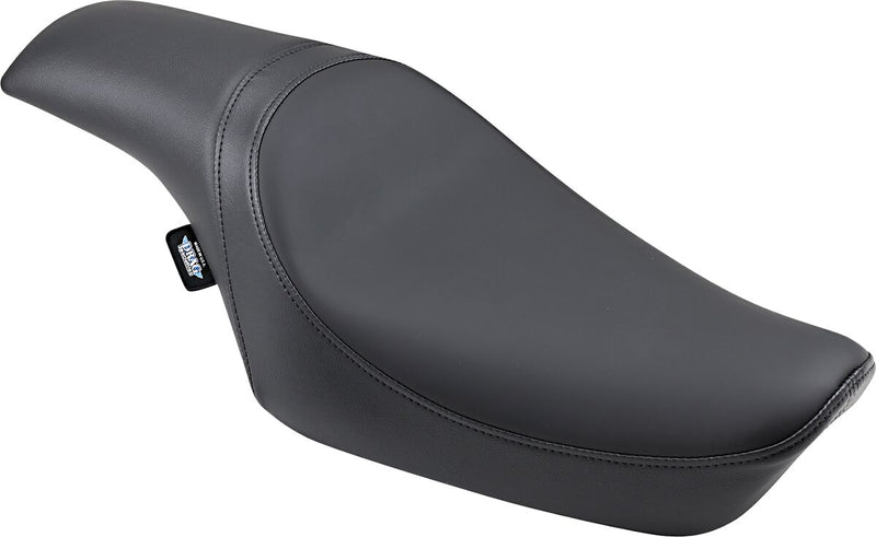 DRAG Specialties Seats Predator Seat - Leather /  Vinyl, Each - Black for Harley-Davidson Sportster 1982-2003