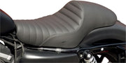 Saddlemen Pleated Americano Cafe Seat for 2004-2022 Harley-Davidson Sportster Motorcycles Black #807-11-0933