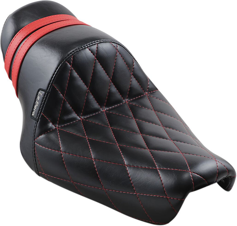 Le Pera Stubs Spoiler Seat Black Red Solo Seat #LK-416DMRED