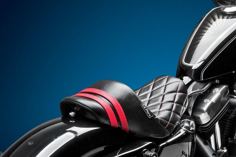 Le Pera Stubs Spoiler Seat Black Red Solo Seat Each