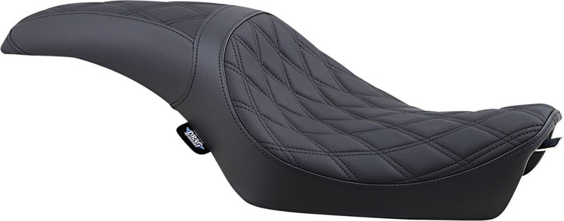 Drag Specialties Double Diamond Predator Seat for 2010-2022 Harley-Davidson Sportster Motorcycles