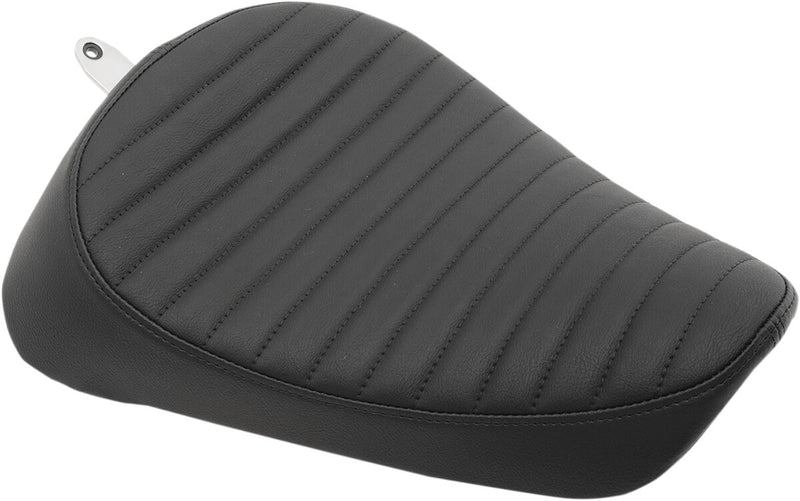 DRAG Specialties Seats Front Solo Vinyl Seat - Solo Seat, Each - Black for Harley-Davidson Sportster 1982-2003