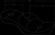 Drag Specialties Smooth Low Profile Double Bucket Set for 1982-2003 Harley-Davidson Sportster Motorcycles
