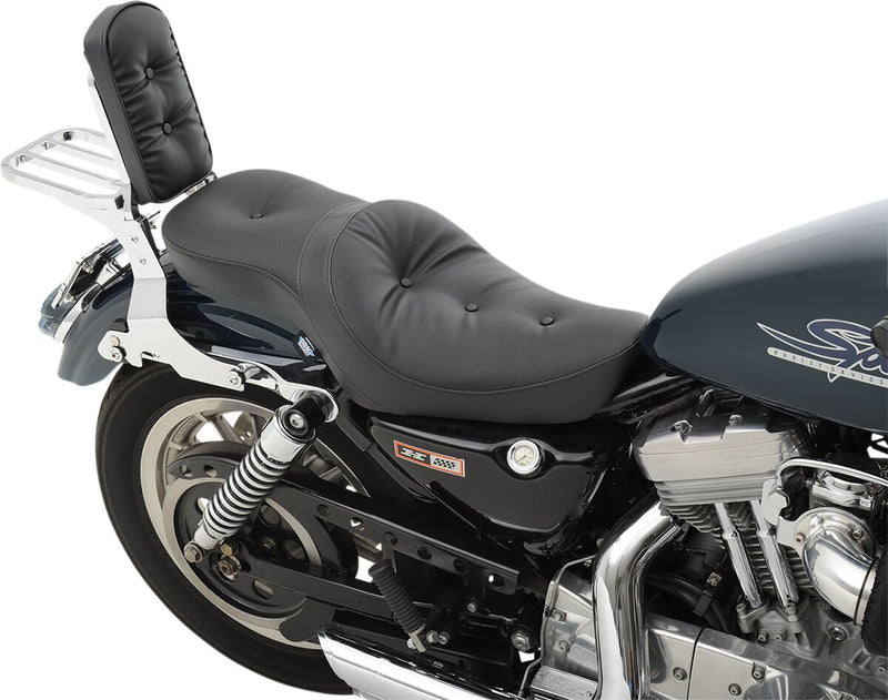 Drag Specialties Double Diamond Low Profile Double Bucket Set for 1982-2003 Harley-Davidson Sportster Motorcycles