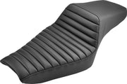 Saddlemen Tuck & Roll Step-Up Seat for use with 4.5 Gallon Tank for 2004-2018 Harley-Davidson Sportster Motorcycles Black Fitment Harley-Davidson